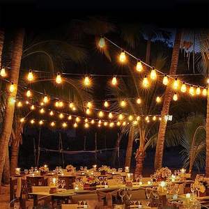 <span class=keywords><strong>Guirnalda</strong></span> de Luces LED Solares de Navidad de 2W 220V IP44, Bombilla S14, <span class=keywords><strong>Guirnalda</strong></span> Colgante para Acampar al Aire Libre, Impermeable - Product Image 1