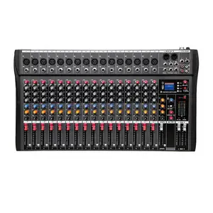 Mixeur Audio professionnel, avec batterie, 16 canaux, usine led'imprimante 3d