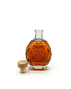Botellas de Vidrio Transparentes de 700ml y <span class=keywords><strong>750ml</strong></span> con Diseño de Calabaza, para Cognac, Brandy y Licores, Venta al Por Mayor - Product Image 2