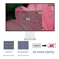 Moniteur 27 pouces 4K HDR IPS Retina en aluminium, écran vertical DP pour ordinateur portable/de bureau, photographie, jeux, 99% sRGB, neuf