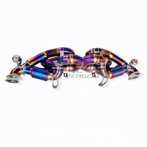 Échappement Catback en alliage de titane haute performance avec soupape et silencieux pour <span class=keywords><strong>Porsche</strong></span> <span class=keywords><strong>718</strong></span> GT4 GTS 4.0 2020 – Sonorité de course améliorée - Product Image 6