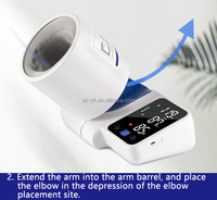 Tensiomètre médical automatique de type tunnel pour le bras supérieur, personnalisable, avec grand écran LED, certifié CE, vente en gros usine
