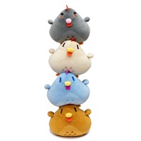 Boneka Ayam Ibu Simulasi 20cm, Bantal Boneka Ayam, Mainan Boneka Ayam untuk Anak-anak, Hadiah Game Star Dew Valley, Dekorasi Rumah