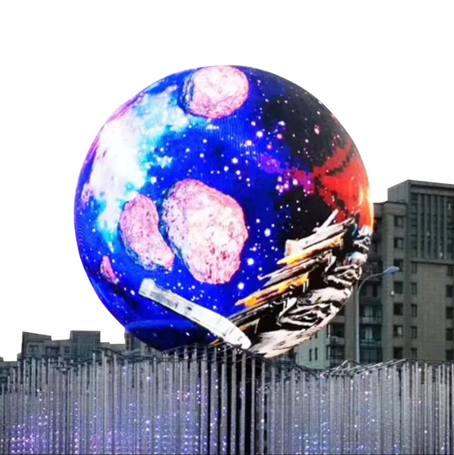 Led Sphere Display Shaped Led Spherical Screen Globe Diameter 1M 1.5M 2M Sphere Display P2 P3 Led Ball Screen Use For Exhibition