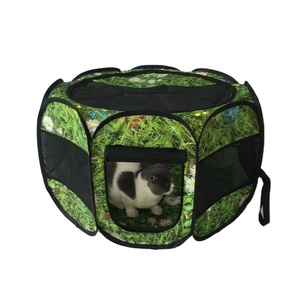 Recinto per Animali Domestici, Tenda per Cani con Copertura Parasole Rimovibile, Sicuro e Moderno in Oxford con Chiusura a Cerniera, Letto Portatile - Product Image 1