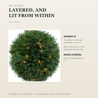 Arbre topiaire en forme de cône de buis artificiel éclairé par des lumières LED, en pot, décoration intérieure, faux vert