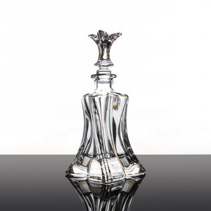 Bouteille <span class=keywords><strong>de</strong></span> vin et <span class=keywords><strong>de</strong></span> whisky en verre, style classique et antique, unique, avec couvercle en verre, ml - Product Image 3