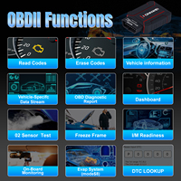 Mise à jour gratuite à vie MAXOBD Lecteur de code de diagnostic automobile sans fil pour système complet avec application mobile gratuite