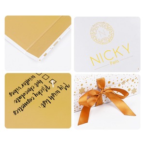 Ribbon printing, folding, flat folding, <b>foldable</b> cardboard, magnetic gift packaging, paper <b>box</b>, food <b>box</b>, customizable - Product Image 3