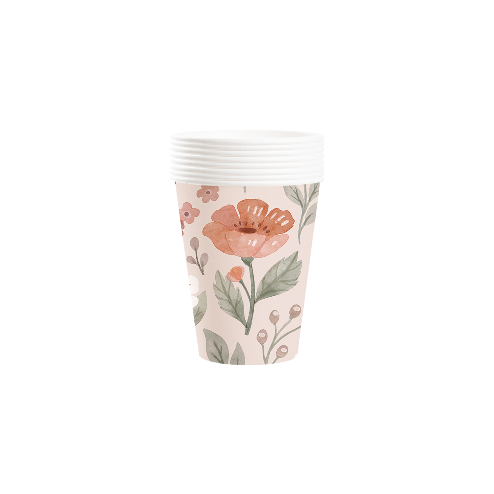 Vaso de papel de 9 oz * 8 unidades