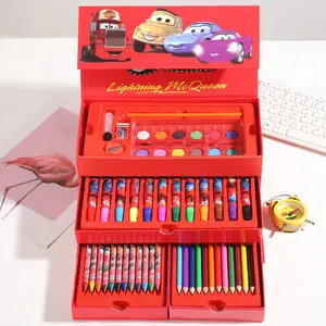 Brush Set 54 Color Watercolor Pen Children's Stationery Learning Supplies Painting Color Pen