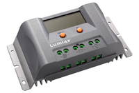 Panneau solaire Lumiax 12V avec écran LCD, Bluetooth, contrôleur de charge PWM pour camping-car, caravane, yacht, AGM/Lithium