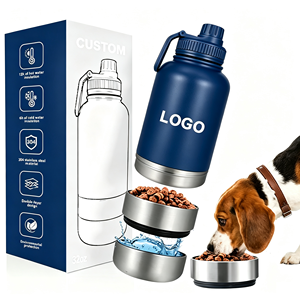 Botella de Agua y Comedero Portátil 3 en 1 para Mascotas, de Acero Inoxidable, Deportivo, de Gran Capacidad, con Sublimación de Moda, en Oferta - Product Image 6