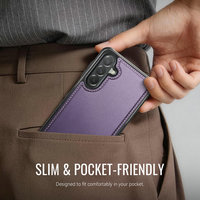 Coque arrière en cuir CaseMe Factory pour Samsung A57, avec aimant puissant et compatible charge sans fil, pour Samsung A57 A56 A55 A17 A16 A15