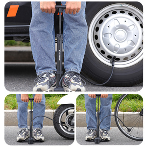 WEST BIKING Gonfleur de pneus en gros, <span class=keywords><strong>compresseur</strong></span> d'air portable, pompe à vélo, pompe à <span class=keywords><strong>amortisseur</strong></span> de vélo avec manomètre, accessoires de vélo - Product Image 5