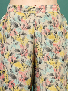Conjuntos de Pantalones y Blusas para Mujer, Ropa Casual de Primera Calidad, Poliéster Floral Elegante, Kurta de Verano, Mejor Precio del Mercado, Última Moda - Product Image 3