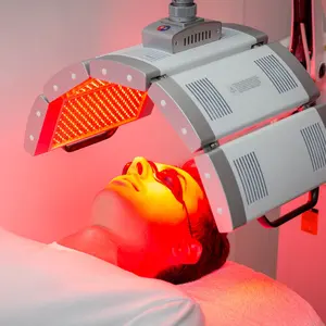 Rode En Blauwe Led Lichttherapie Anti-Aging Gezichtsschoonheidsmachine Kernel Merk Led Lichte Huidverjonging Pdt Apparatuur