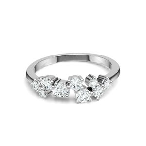 Anelli in <span class=keywords><strong>Argento</strong></span> Sterling S925 con Moissanite, Design di Lusso Originale per Uso Quotidiano, Gioielli Raffinati con Pietre Preziose - Product Image 2