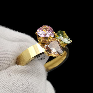 Mode Goud Niet Aanslag Roestvrij Staal Goedkope Ring Voor Meisjes Mooi Voor Mannen Vrouwen Groothandel N2305059 - Product Image 2