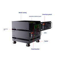 SINOSUN LiFePO4 24V/48V 100-300Ah 15.36kWh Baterai Lithium Rak-Pasang Sistem Penyimpanan Energi Surya 6000 Siklus 5 Tahun