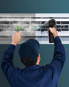 Air <b>Duster</b> Cordless Electric Dust Blower for Computer Keyboard Car Pet House Laptop Keyboard <b>Cleaning</b> air Blower - Product Image 4