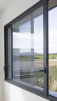Fenêtres coulissantes contemporaines en aluminium et verre CBMMART, ouverture latérale, isolation thermique, finition résistante à l'eau, utilisation pour la maison et le bureau