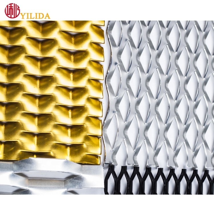 Aluminum Decorative Expanded Wire Mesh Diamond