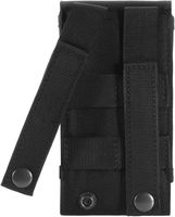 Nylon telefoonholster met verstelbare klittenbandsluiting, praktische telefoonholstertas voor alle telefoonmodellen