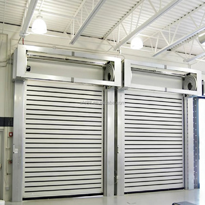 Portes à enroulement coupe-vent directes d'usine pour ports et logistique ; <span class=keywords><strong>Volets</strong></span> roulants rigides sur mesure disponibles - Product Image 2