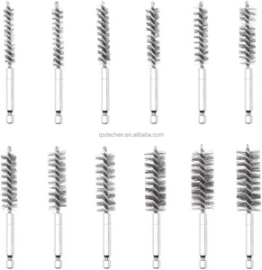 Outil de nettoyage pour clubs de golf avec <span class=keywords><strong>brosse</strong></span> pour tige de club de 0,43 pouce, <span class=keywords><strong>brosse</strong></span> <span class=keywords><strong>métallique</strong></span> pour perceuse électrique avec manche hexagonal, pour viroles de tiges de golf - Product Image 1
