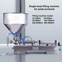 Machine pneumatique semi-automatique pour eau pure, huile, boissons, savon liquide, crème épaisse, pommade, flacon en verre, conception horizontale