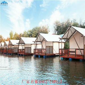 เต็นท์กระโจมทรงเฉียงแบบมีโครงเสริม หนึ่งห้องนอน หนึ่งห้องนั่งเล่น ผ้าใบกันน้ำสองชั้น สำหรับตั้งแคมป์ทุกฤดู - Product Image 3