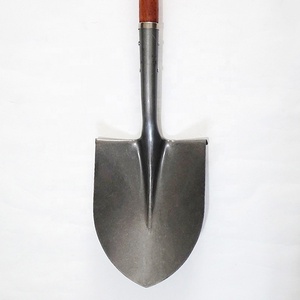 Outils agricoles en gros d'usine, bêches rondes, marché du Moyen-Orient, S518L, pelle de chantier avec manche en bois - Product Image 2