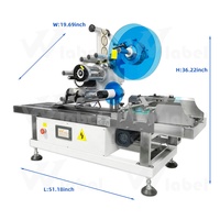 Étiqueteuse machine de cartes à gratter pour bouteilles carrées, pièces, nouveau design