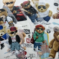 Autocollant de transfert de chaleur DTF personnalisé étiquette de conception sérigraphie prêt à presser le fer sur les autocollants conceptions de transfert de chaleur pour t-shirts