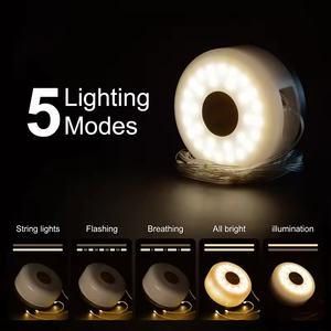 Rechargeable Camping String <b>Lights</b> with Hanging Hook Warm White LED Tent <b>Light</b> for Outdoor Camping Hiking <b>Emergency</b> Use - Product Image 2