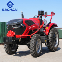 Tracteurs à roues à haute productivité tracteur de transport de récolte agricole tracteurs multifonctionnels 4WD 80 HP prix du cultivateur