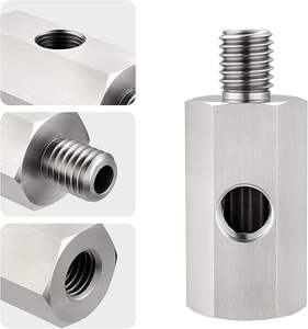 อะแดปเตอร์แปลงจากตัวผู้เป็นตัวเมีย พร้อมพอร์ตเกจ 1/8 นิ้ว NPT, ขนาด NPT BSP เมตริก สำหรับจุดทดสอบไฮดรอลิกและเกจ<span class=keywords><strong>วัด</strong></span>แรงดัน - Product Image 6