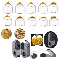 Outils de découpe diamantés Posalux pour machines à facetter les bijoux, couteaux de découpe pour la création de bijoux en or, argent, cuivre et chaînes