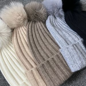 <span class=keywords><strong>Bonnet</strong></span> en <span class=keywords><strong>cachemire</strong></span> 100 % pour <span class=keywords><strong>femme</strong></span>, motif animalier en fourrure, tricot torsadé, idéal pour les voyages, collection automne/hiver - Product Image 5