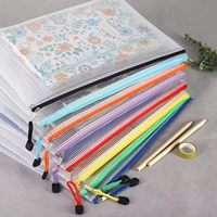Sacs à fermeture éclair imperméables en gros, pochettes réutilisables pour puzzles, sacs de rangement multi-usages en maille avec fermeture éclair pour le bureau et le rangement de jouets