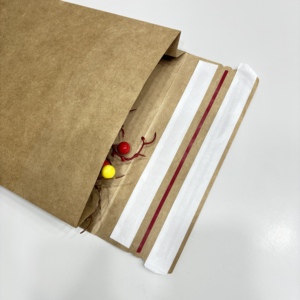Sobres <span class=keywords><strong>de</strong></span> Papel Kraft Biodegradables Personalizados para Envíos, Bolsas <span class=keywords><strong>de</strong></span> Correo <span class=keywords><strong>de</strong></span> Papel Kraft Impermeables para Ropa - Product Image 4
