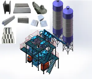 핫 세일 거품 콘크리트 만들기 기계 블록 거품 콘크리트 기계 생산 라인 가격