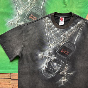 <span class=keywords><strong>OEM</strong></span>高品质宽松男士短款t恤短袖男士褪色t恤设计师印花街装制造商 - Product Image 2