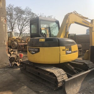 Mini excavatrice PC78US-6 Komatsu d'occasion de haute qualité de 7 tonnes avec composant de moteur principal Bulldozers d'occasion - Product Image 2