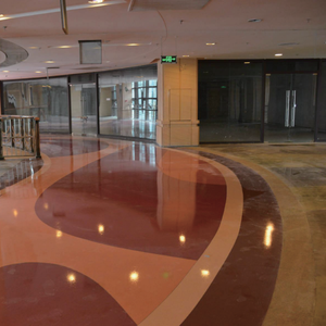 Marmo effetto epossidico pavimento rivestimento autolivellante per pavimenti interni con sabbia colorata aspetto liquido per applicazione a spruzzo - Product Image 4