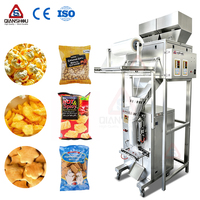 Machine d'emballage verticale automatique à double tête pour l'emballage de snacks de 150g avec certification CE ISO et pesage intégré