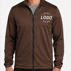 <b>Men's</b> Winter Half Zip Fleece <b>Pullover</b> Windbreaker Eco-Friendly Windproof Plain Dyed High Quality Full Zip Windbreaker <b>Jacket</b> - Product Image 1
