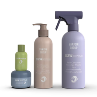 Bocaux en plastique pour animaux de compagnie écologiques et givrés personnalisés pour crème cosmétique et lotion