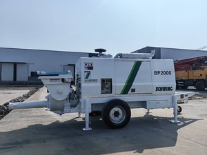 BP2000 HDR <b>Stationary</b> Concrete Pump | Used High-Performance Core <b>Engine</b> Gearbox Motor | 2009 Model - Product Image 3